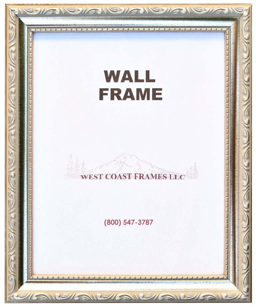 1462 Antique Silver Filligree 1-1/4" Poly Picture Frame